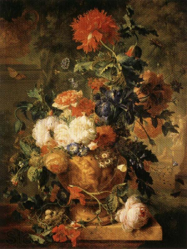 HUYSUM, Jan van Vase of Flowers Spain oil painting art